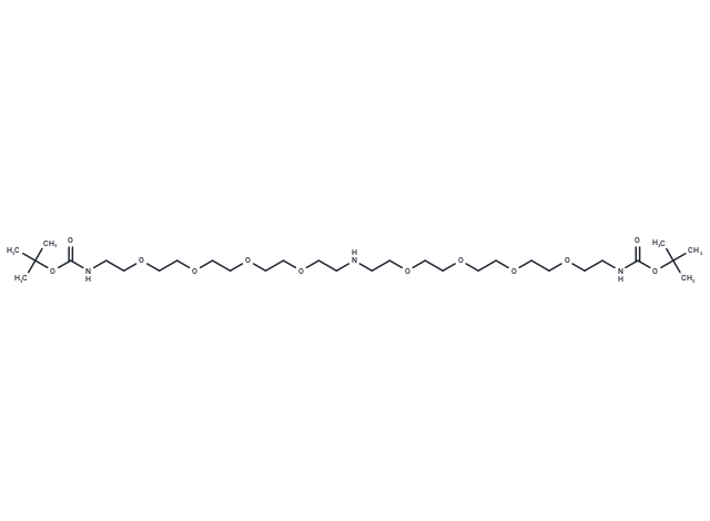 化合物 NH-bis(PEG4-C2-NH-Boc),NH-bis(PEG4-C2-NH-Boc)