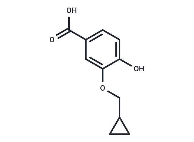 化合物 3-(Cyclopropylmethoxy)-4-hydroxybenzoic acid,3-(Cyclopropylmethoxy)-4-hydroxybenzoic acid