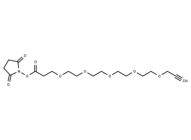 化合物 Propargyl-PEG5-NHS ester,Propargyl-PEG5-NHS ester