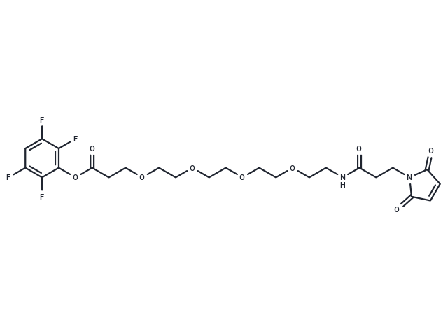 化合物 Mal-amido-PEG4-TFP ester,Mal-amido-PEG4-TFP ester