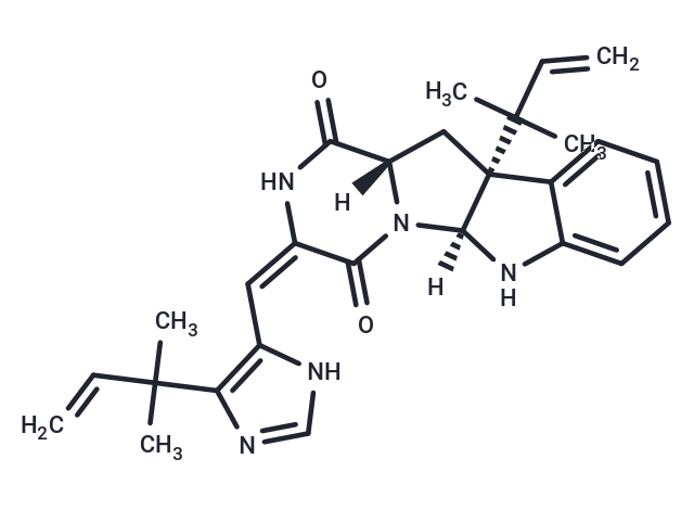 化合物 Roquefortine E,Roquefortine E