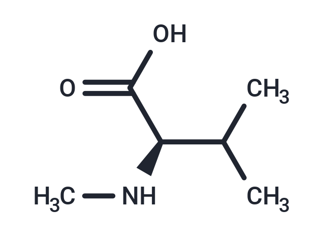 化合物 (R)-3-Methyl-2-(methylamino)butanoic acid,(R)-3-Methyl-2-(methylamino)butanoic acid