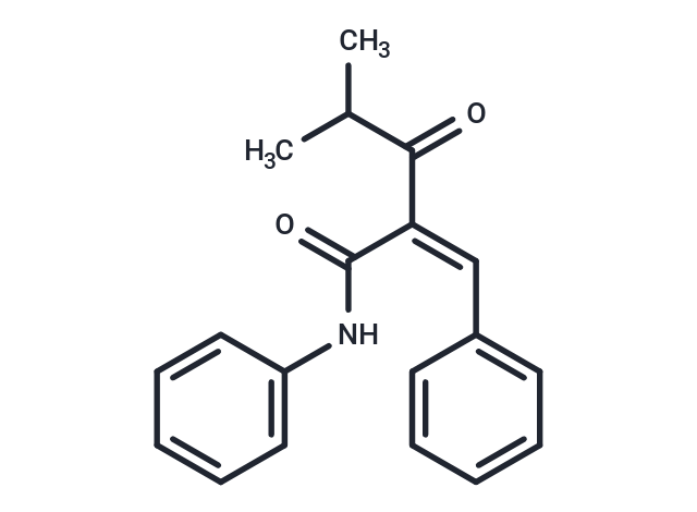 化合物 2-Benzylidene-4-methyl-3-oxo-N-phenylpentanamide,2-Benzylidene-4-methyl-3-oxo-N-phenylpentanamide