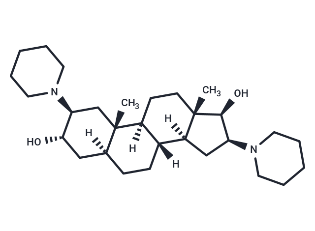 化合物 (2S,3S,5S,8R,9S,10S,13S,14S,16S,17R)-10,13-Dimethyl-2,16-di(piperidin-1-yl)hexadecahydro-1H-cyclopenta[a]phenanthrene-3,17-diol,(2S,3S,5S,8R,9S,10S,13S,14S,16S,17R)-10,13-Dimethyl-2,16-di(piperidin-1-yl)hexadecahydro-1H-cyclopenta[a]phenanthrene-3,17-diol