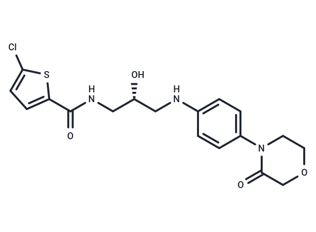 化合物 (R)-5-Chloro-N-(2-hydroxy-3-((4-(3-oxomorpholino)phenyl)amino)propyl)thiophene-2-carboxamide,(R)-5-Chloro-N-(2-hydroxy-3-((4-(3-oxomorpholino)phenyl)amino)propyl)thiophene-2-carboxamide