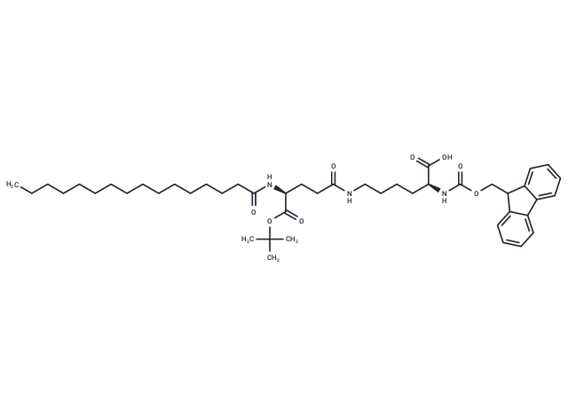 化合物 Fmoc-Lys(Pal-Glu-OtBu)-OH,Fmoc-Lys(Pal-Glu-OtBu)-OH