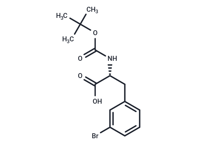 化合物 (R)-3-(3-Bromophenyl)-2-((tert-butoxycarbonyl)amino)propanoic acid,(R)-3-(3-Bromophenyl)-2-((tert-butoxycarbonyl)amino)propanoic acid