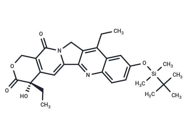 化合物 (S)-9-((tert-Butyldimethylsilyl)oxy)-4,11-diethyl-4-hydroxy-1,12-dihydro-14H-pyrano[3',4':6,7]indolizino[1,2-b]quinoline-3,14(4H)-dione,(S)-9-((tert-Butyldimethylsilyl)oxy)-4,11-diethyl-4-hydroxy-1,12-dihydro-14H-pyrano[3',4':6,7]indolizino[1,2-b]quinoline-3,14(4H)-dione