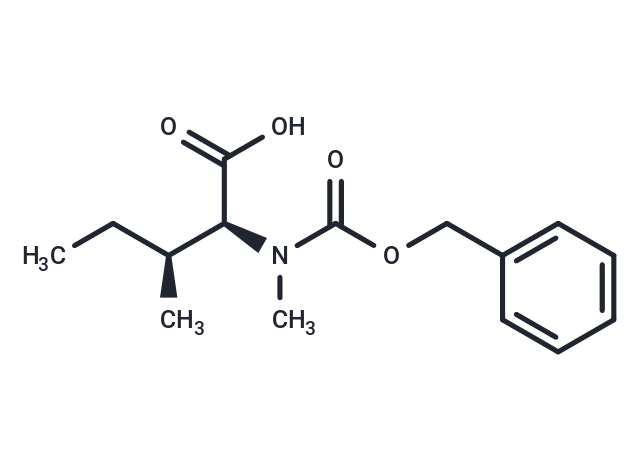 化合物 (2S,3S)-2-(((Benzyloxy)carbonyl)(methyl)amino)-3-methylpentanoic acid,(2S,3S)-2-(((Benzyloxy)carbonyl)(methyl)amino)-3-methylpentanoic acid