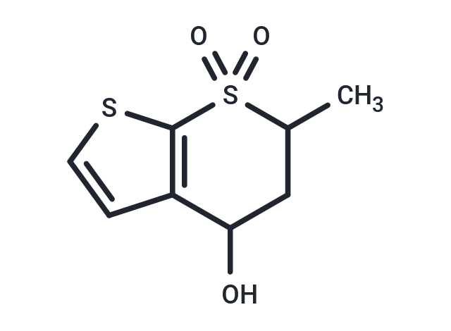 化合物 (4R,6S)-6-Methyl-7,7-dioxo-5,6-dihydro-4H-thieno[2,3-b]thiopyran-4-ol,(4R,6S)-6-Methyl-7,7-dioxo-5,6-dihydro-4H-thieno[2,3-b]thiopyran-4-ol