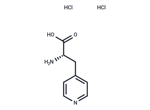 化合物 (S)-2-Amino-3-(pyridin-4-yl)propanoic acid dihydrochloride,(S)-2-Amino-3-(pyridin-4-yl)propanoic acid dihydrochloride