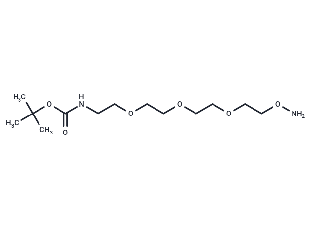 化合物 Aminooxy-PEG3-C2-NH-Boc,Aminooxy-PEG3-C2-NH-Boc