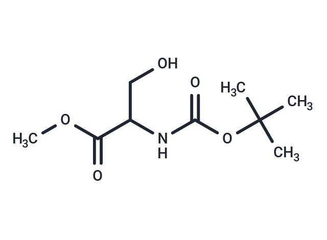 化合物 Methyl 2-((tert-butoxycarbonyl)amino)-3-hydroxypropanoate,Methyl 2-((tert-butoxycarbonyl)amino)-3-hydroxypropanoate