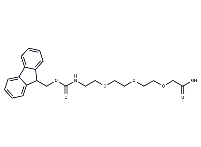 化合物 Fmoc-amino-PEG3-CH2COOH,Fmoc-amino-PEG3-CH2COOH