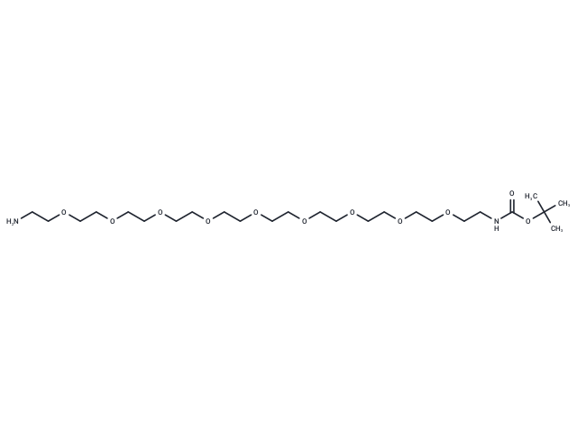 化合物 Boc-amido-PEG9-amine,Boc-amido-PEG9-amine