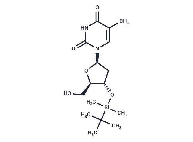 化合物 3’-O-t-Bulyldimethylsilyl thymidine,3’-O-t-Bulyldimethylsilyl thymidine