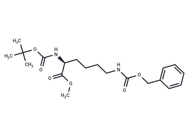 化合物 (S)-Methyl 6-(((benzyloxy)carbonyl)amino)-2-((tert-butoxycarbonyl)amino)hexanoate,(S)-Methyl 6-(((benzyloxy)carbonyl)amino)-2-((tert-butoxycarbonyl)amino)hexanoate