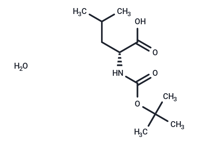 化合物 (R)-2-((tert-Butoxycarbonyl)amino)-4-methylpentanoic acid hydrate,(R)-2-((tert-Butoxycarbonyl)amino)-4-methylpentanoic acid hydrate