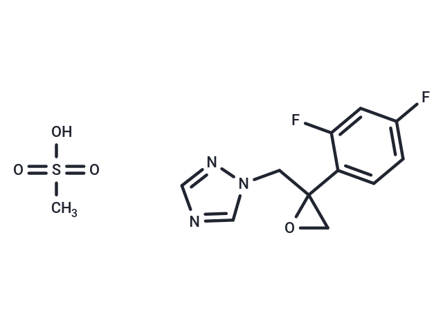 化合物 1-((2-(2,4-Difluorophenyl)oxiran-2-yl)methyl)-1H-1,2,4-triazole methanesulfonate,1-((2-(2,4-Difluorophenyl)oxiran-2-yl)methyl)-1H-1,2,4-triazole methanesulfonate