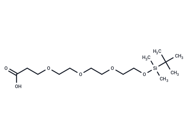 化合物 TBDMS-PEG4-Acid,TBDMS-PEG4-Acid