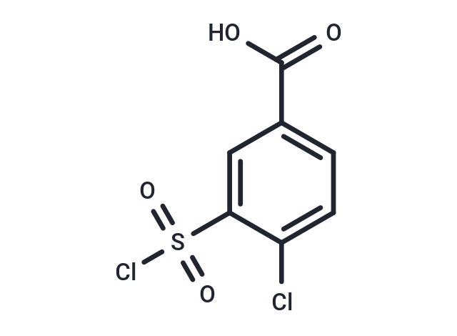 化合物 4-Chloro-3-(chlorosulfonyl)benzoic acid,4-Chloro-3-(chlorosulfonyl)benzoic acid