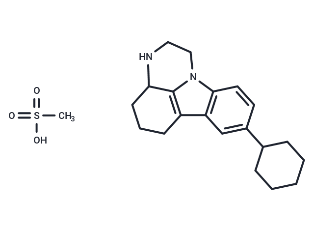 化合物 Tetrindole mesylate,Tetrindole mesylate