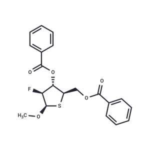 化合物 Methyl ? 2-deoxy-3,5-di-O-benzoyl-2-fluoro-4-thio-beta-D-arabinopentofuranoside|TNU1340|TargetMol