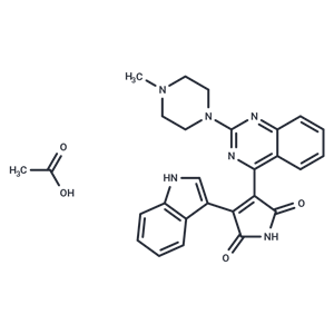 化合物 Sotrastaurin acetate,Sotrastaurin acetate