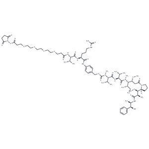 化合物 OSu-PEG4-VC-PAB-MMAE|T84766|TargetMol