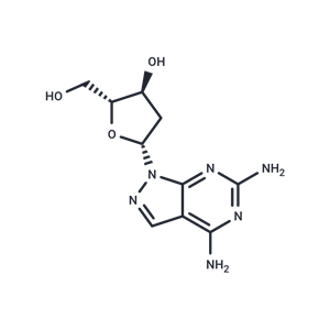 化合物 2-Amino-8-aza-7-deoxy-2’-deoxyadenosine|TNU1042|TargetMol