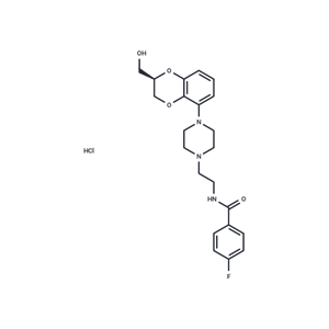 化合物 Flesinoxan HCl,Flesinoxan HCl