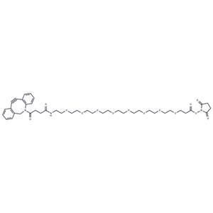 化合物 DBCO-PEG8-NHS ester,DBCO-PEG8-NHS ester