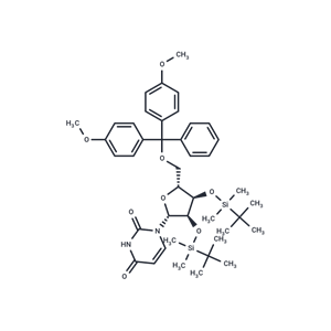 化合物 2’,3’-Bis-O-(t-butyldimethylsilyl)-5’-O-(4,4’-dimethyltriphenylmethyl)uridine|TNU0855|TargetMol