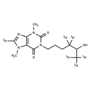 羥基己酮可可堿-d6（rac-利索茶堿-d6）|TMIJ-0231|TargetMol