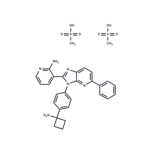 化合物 Miransertib mesylate|T70152|TargetMol