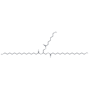 化合物 1,2-Dipalmitoyl-3-Octanoyl-rac-glycerol,1,2-Dipalmitoyl-3-Octanoyl-rac-glycerol