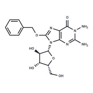 化合物 1-Amino-8-benzyloxy-9-(b-D-xylofuranosyl)guanine|TNU0385|TargetMol