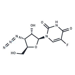 化合物 3’-Azido-3’-deoxy-5-fluoro-beta-L-uridine|TNU0347|TargetMol