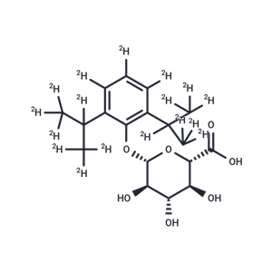 化合物 Propofol-d17 β-D glucuronide|TMIH-0458|TargetMol