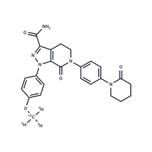 化合物 Apixaban 13C,d3|T10349|TargetMol