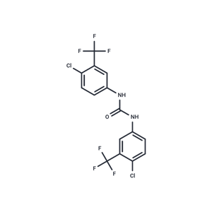 化合物 1,3-Bis(4-chloro-3-(trifluoromethyl)phenyl)urea|T64474|TargetMol