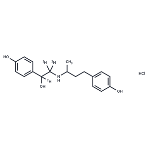 化合物 Ractopamine-d3 hydrochloride,Ractopamine-d3 hydrochloride