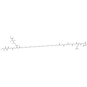 化合物 Mal-EGGGG-PEG8-amide-bis(deoxyglucitol)|T77898|TargetMol