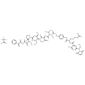 化合物 mDPR-Val-Cit-PAB-MMAE TFA|T84824|TargetMol