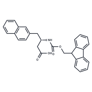 化合物 (S)-3-((((9H-Fluoren-9-yl)methoxy)carbonyl)amino)-4-(naphthalen-2-yl)butanoic acid,(S)-3-((((9H-Fluoren-9-yl)methoxy)carbonyl)amino)-4-(naphthalen-2-yl)butanoic acid