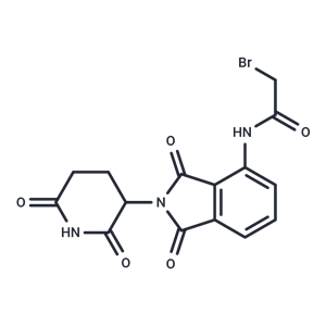 化合物 Pomalidomide-amido-C1-Br|T18552|TargetMol