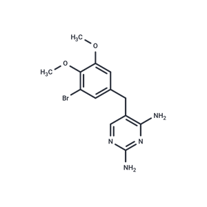 化合物 5-(3-Bromo-4,5-dimethoxybenzyl)pyrimidine-2,4-diamine|T64808|TargetMol