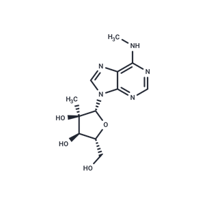 化合物 N6-Methyl-2’-C-methyladenosine|TNU0317|TargetMol