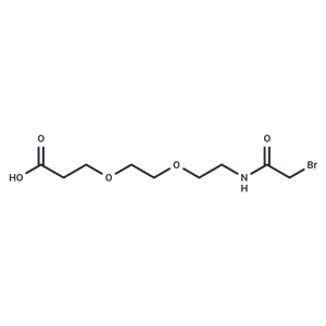 化合物 Bromoacetamido-PEG2-C2-acid|T14817|TargetMol