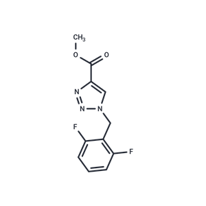 化合物 Methyl 1-(2,6-difluorobenzyl)-1H-1,2,3-triazole-4-carboxylate|T66475|TargetMol